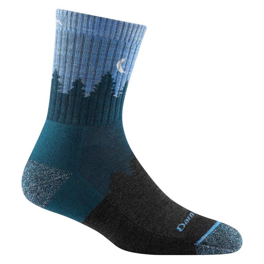 Darn Tough Women's Treeline Micro Crew Hiking Socks - Blue