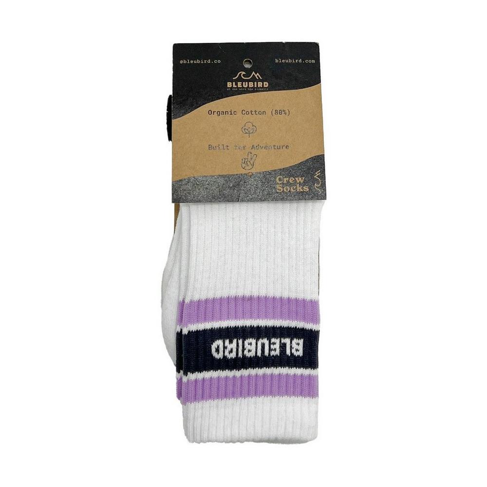 Bleubird Unisex Crew Socks - Lavender
