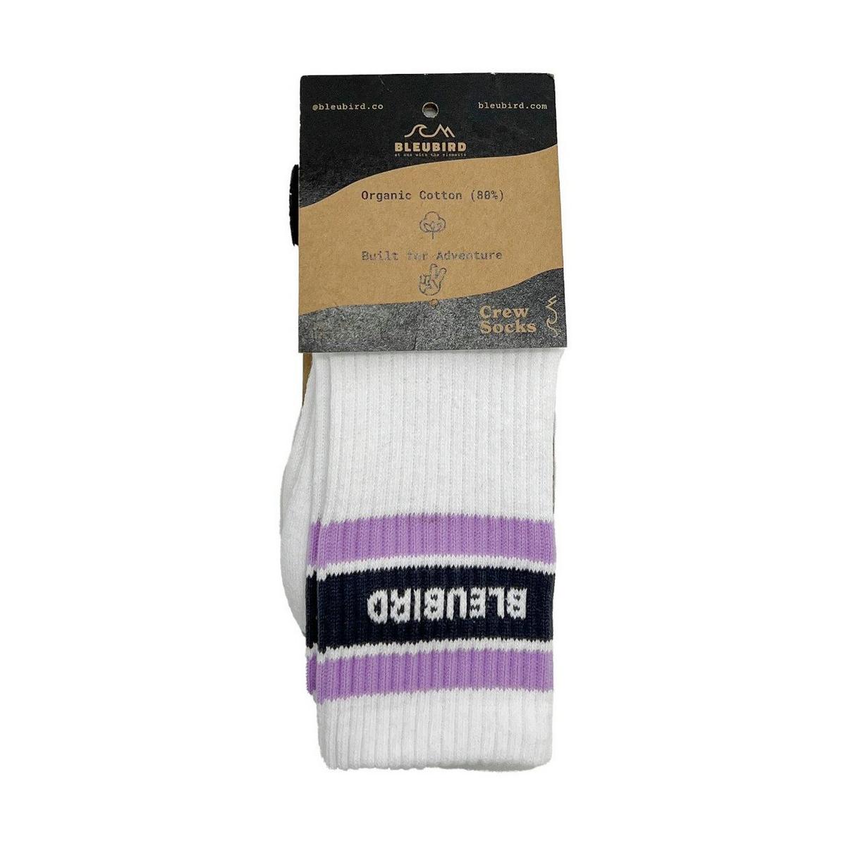 Bleubird Unisex Crew Socks - Lavender