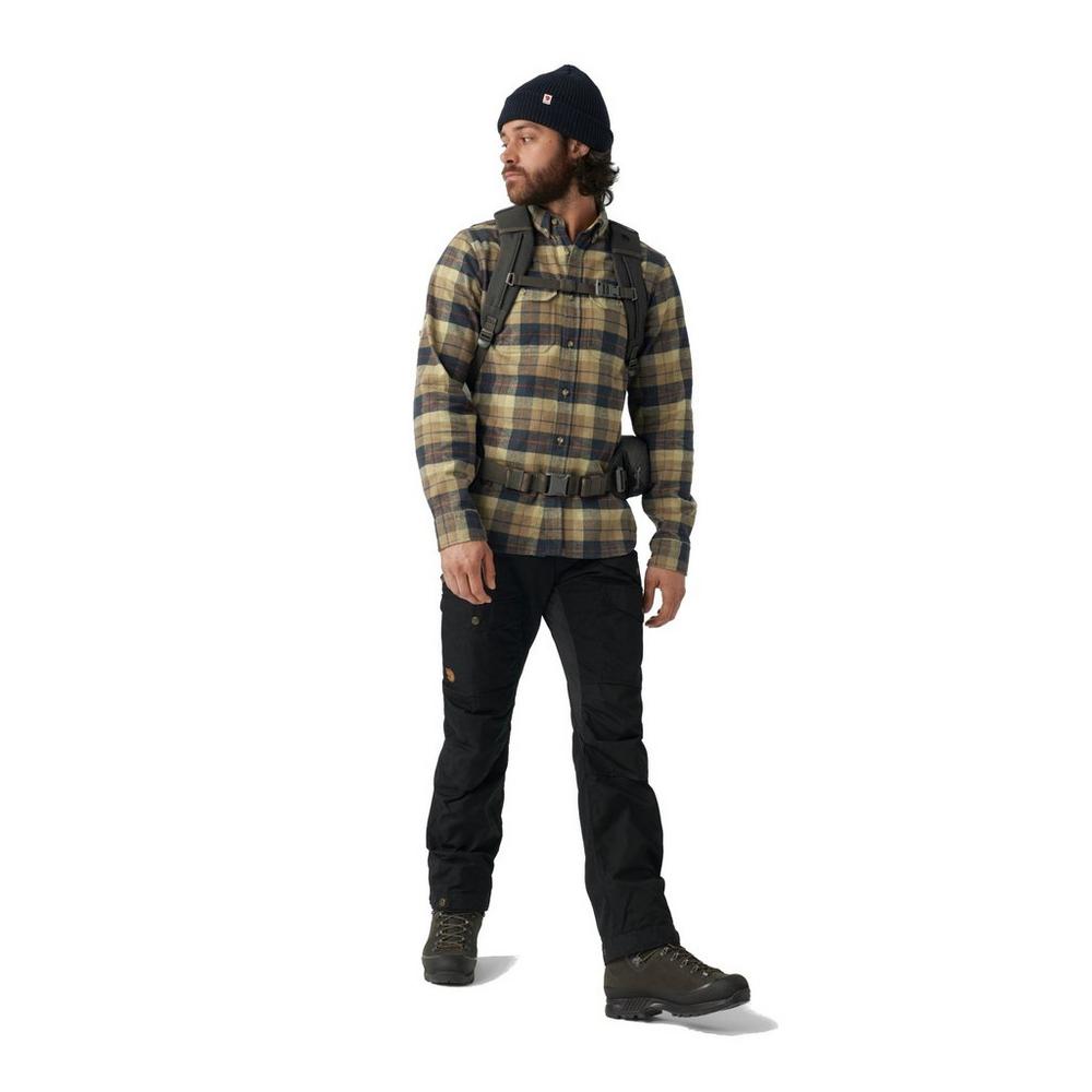 Fjallraven Men's Singi Heavy Flannel Shirt - Dark Sand