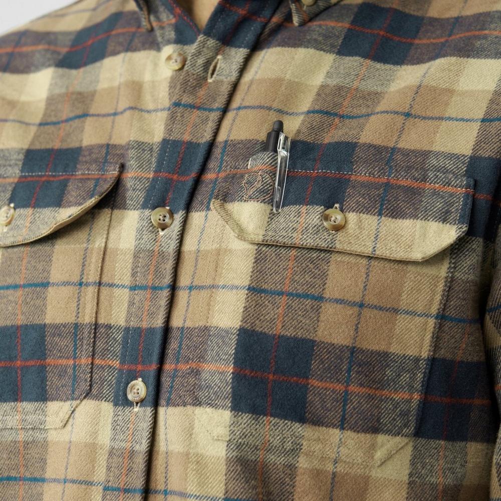 Fjallraven Men's Singi Heavy Flannel Shirt - Dark Sand