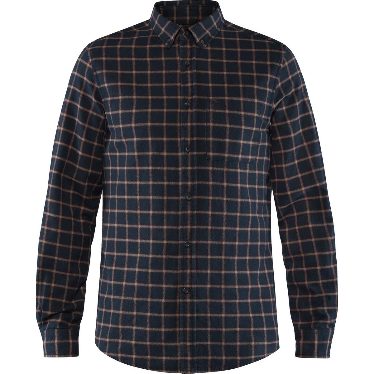 Fjallraven Men's Ovik Flannel Shirt - Dark Navy