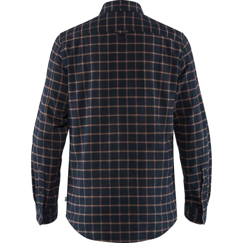 Fjallraven Men's Ovik Flannel Shirt - Dark Navy