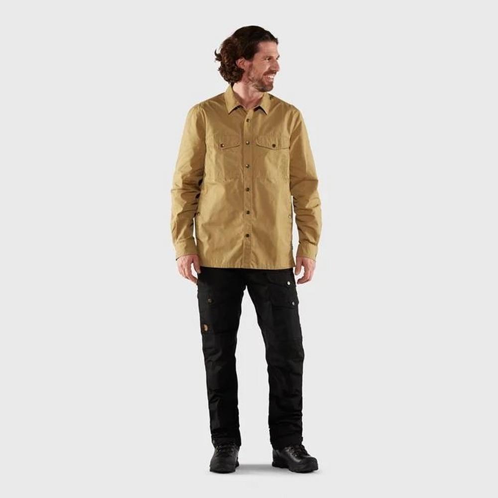 Fjallraven Men s Singi Trekking Overshirt Buckwheat Brown Men s Shirts George Fisher UK