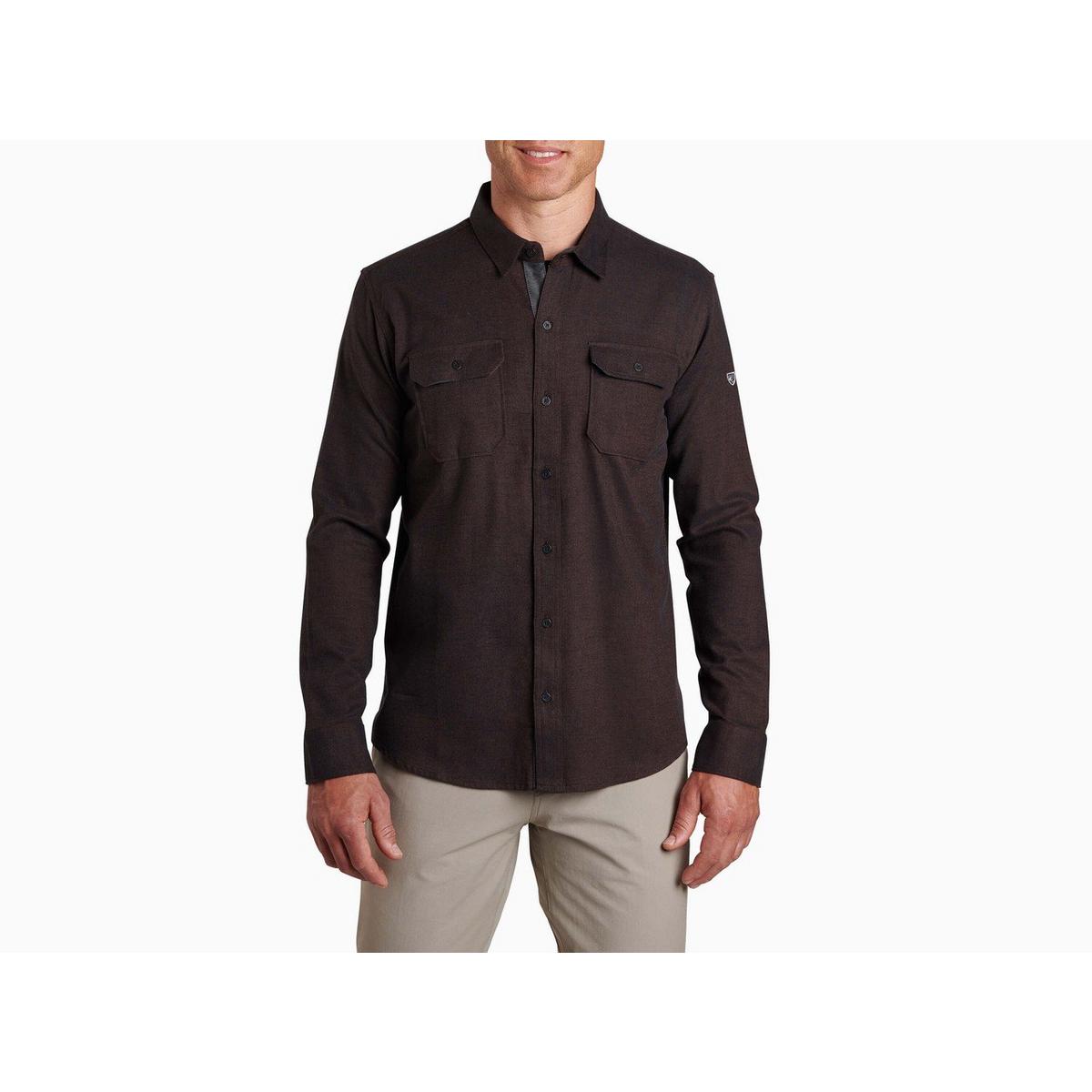 Kuhl Men's Descendr Flannel Shirt - Black Coffee