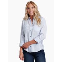  Women's Adele Long Sleeve Shirt - Hydrangea
