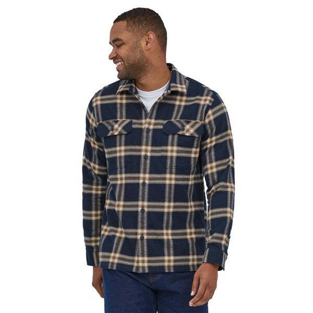 Patagonia fjord flannel long sleeve shirt on sale