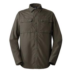  Men's Long Sleeve Sequoia Shirt - New Taupe/Green