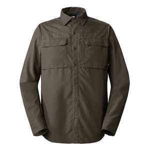 Men's Long Sleeve Sequoia Shirt - New Taupe/Green