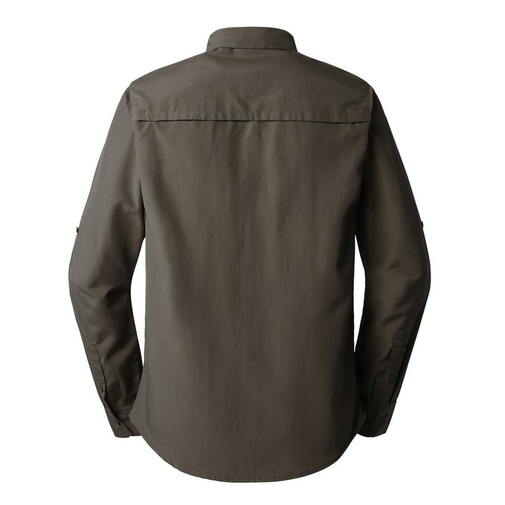 The North Face Men's Long Sleeve Sequoia Shirt - New Taupe/Green