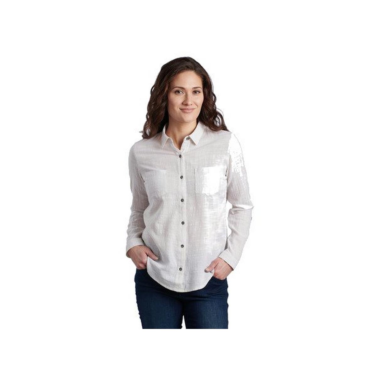 Kuhl Women's Adele Long Sleeve - White/ Natural