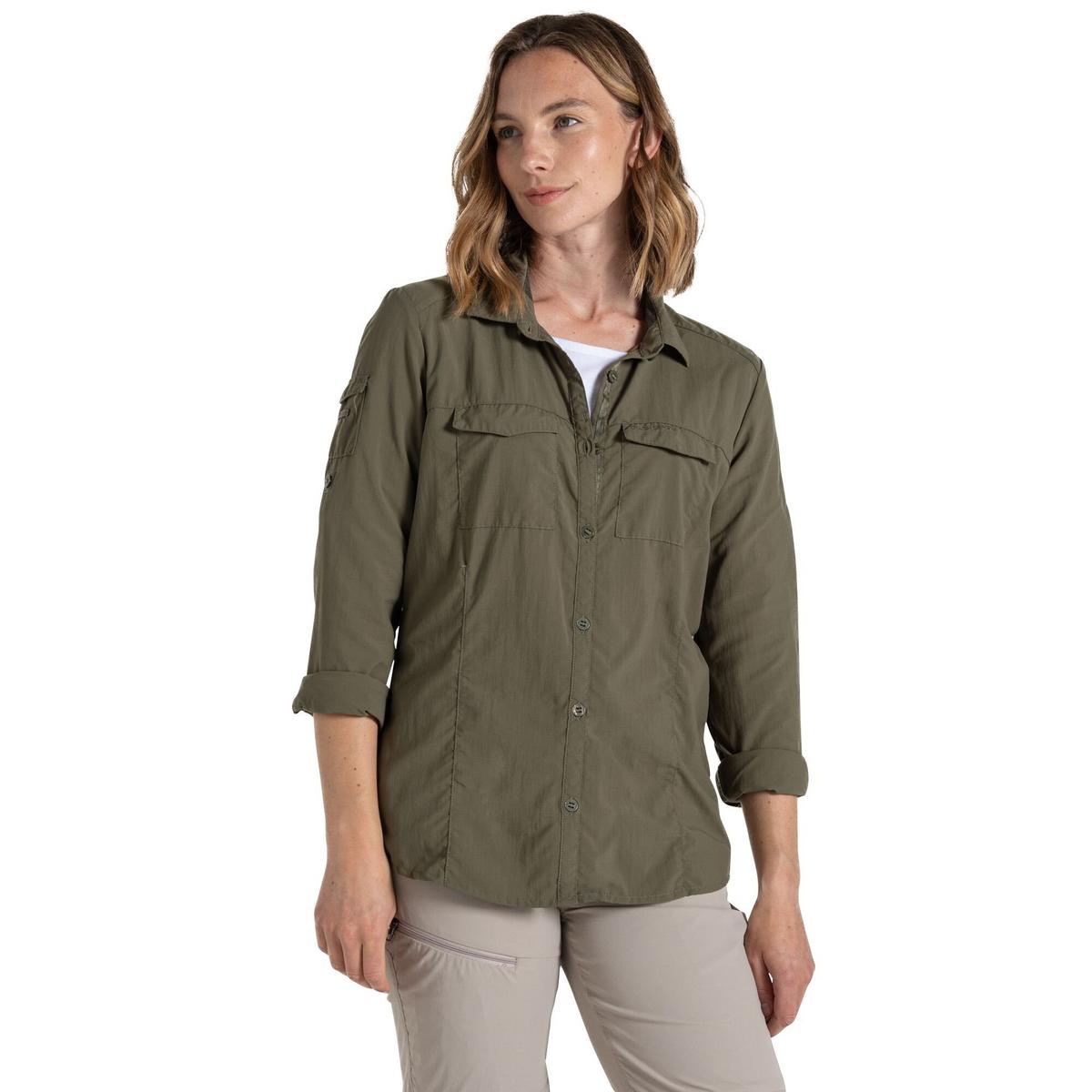 Craghoppers Women's NosiLife Adventure Long-Sleeve Shirt III - Green