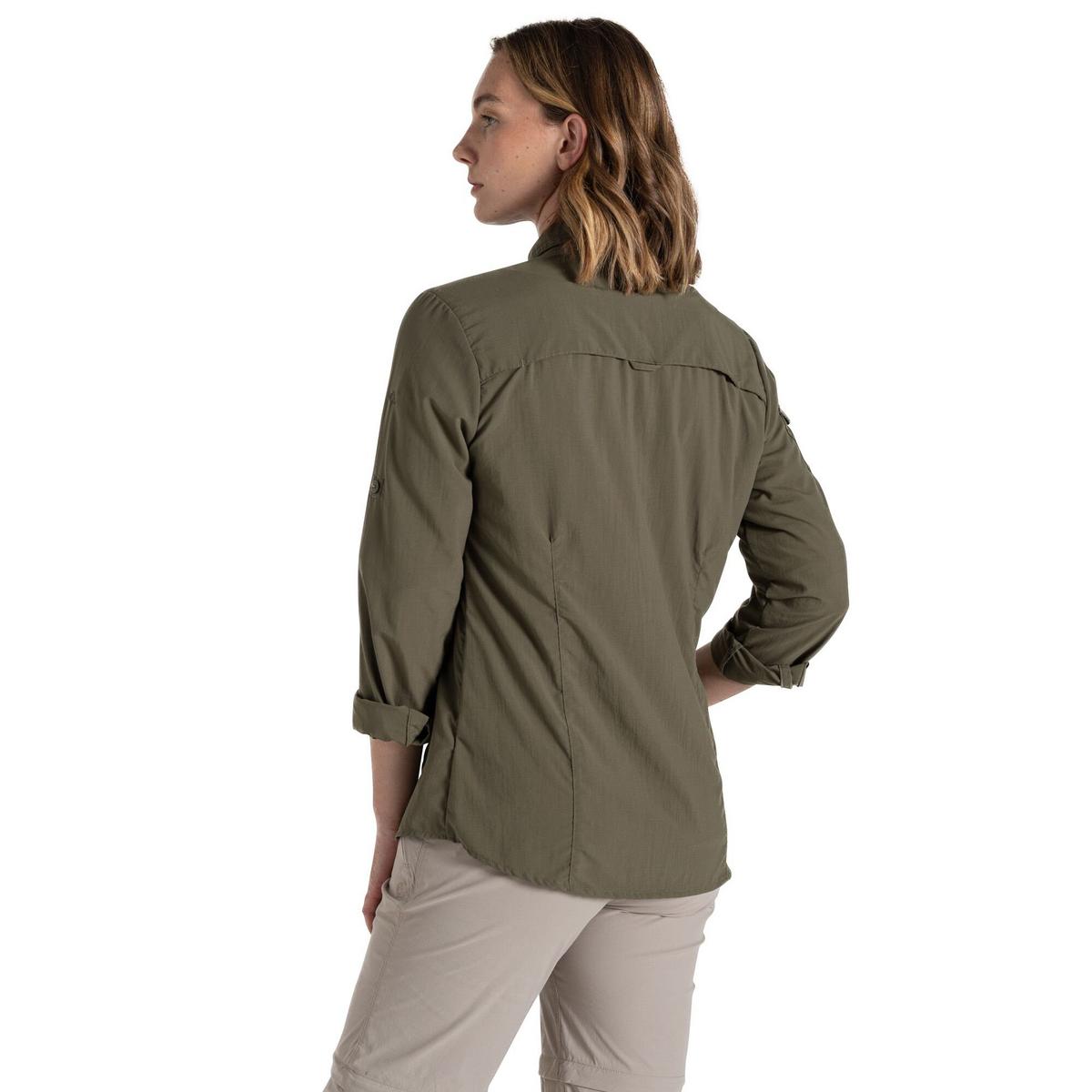 Craghoppers Women's NosiLife Adventure Long-Sleeve Shirt III - Green