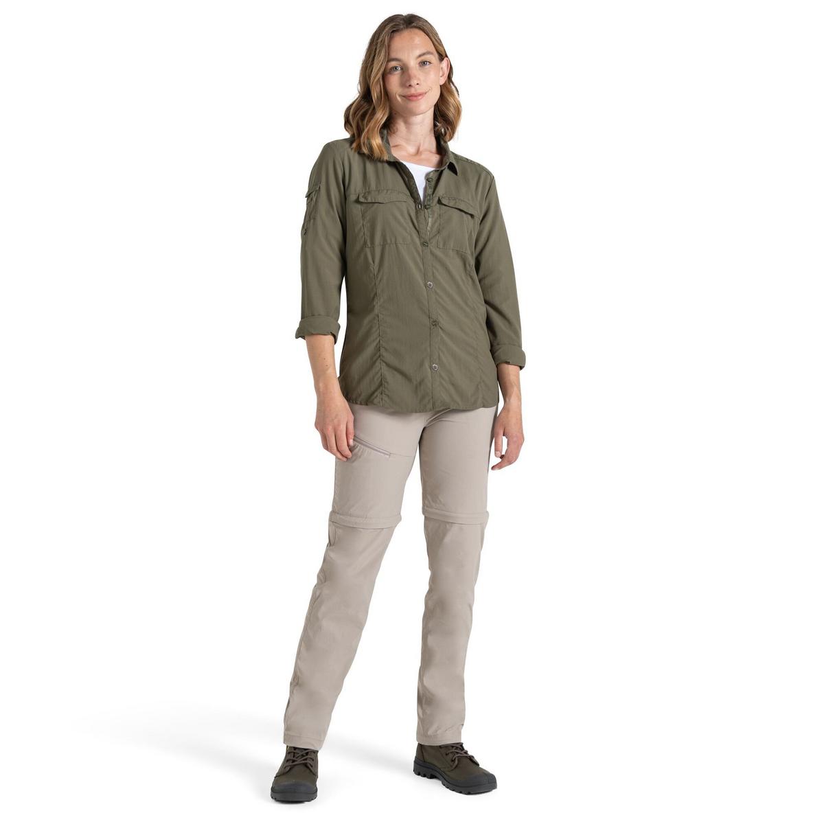 Craghoppers Women's NosiLife Adventure Long-Sleeve Shirt III - Green
