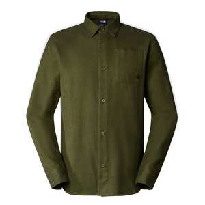 Men's Lightweight Flannel Shirt - Dark Green
