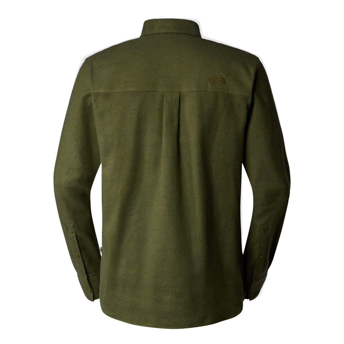The North Face Men's Lightweight Flannel Shirt - Dark Green
