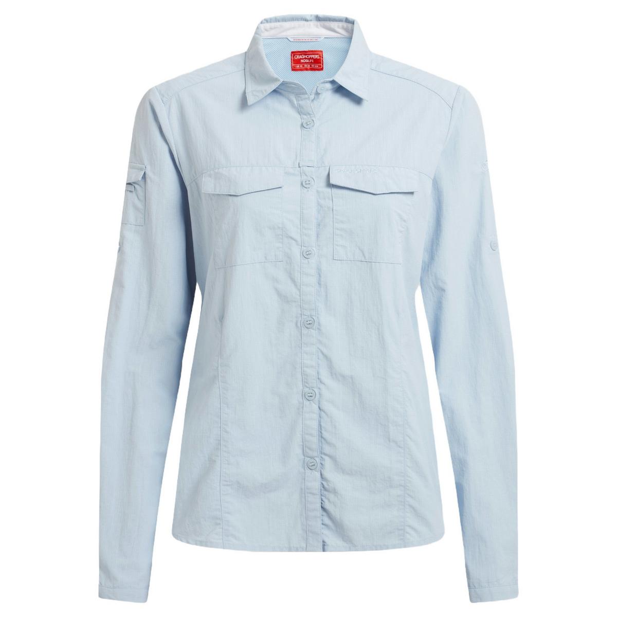 Craghoppers Women's NosiLife Adventure III Long-Sleeve Shirt - Blue