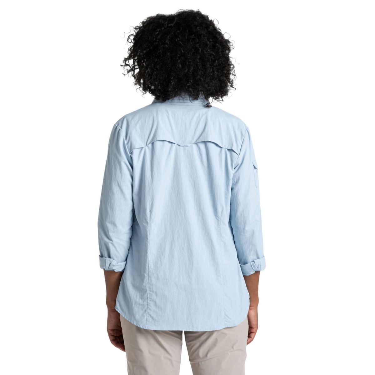 Craghoppers Women's NosiLife Adventure III Long-Sleeve Shirt - Blue