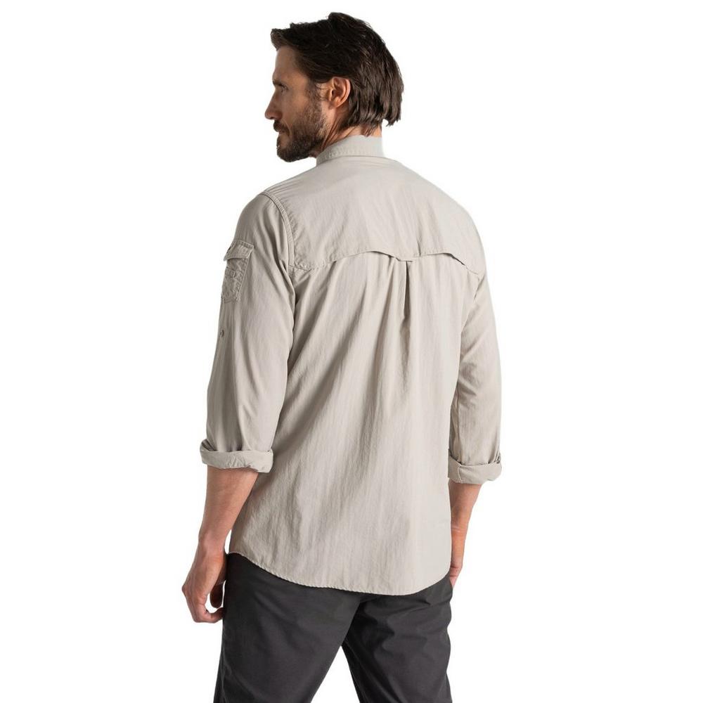 Craghoppers Men's NosiLife Adventure III Long-Sleeve Shirt - Grey