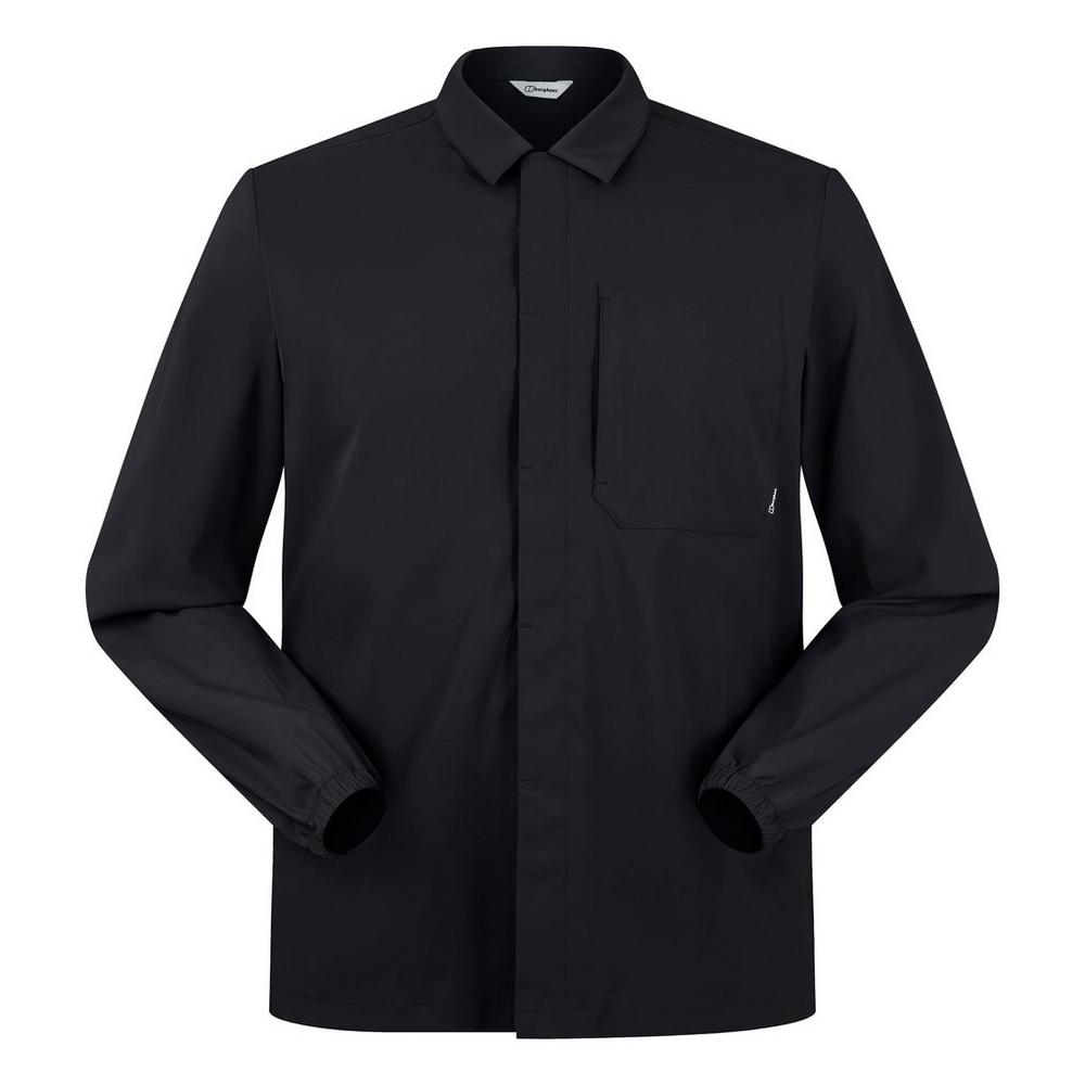 Berghaus Men's Explorer Long-Sleeve Overshirt - Black