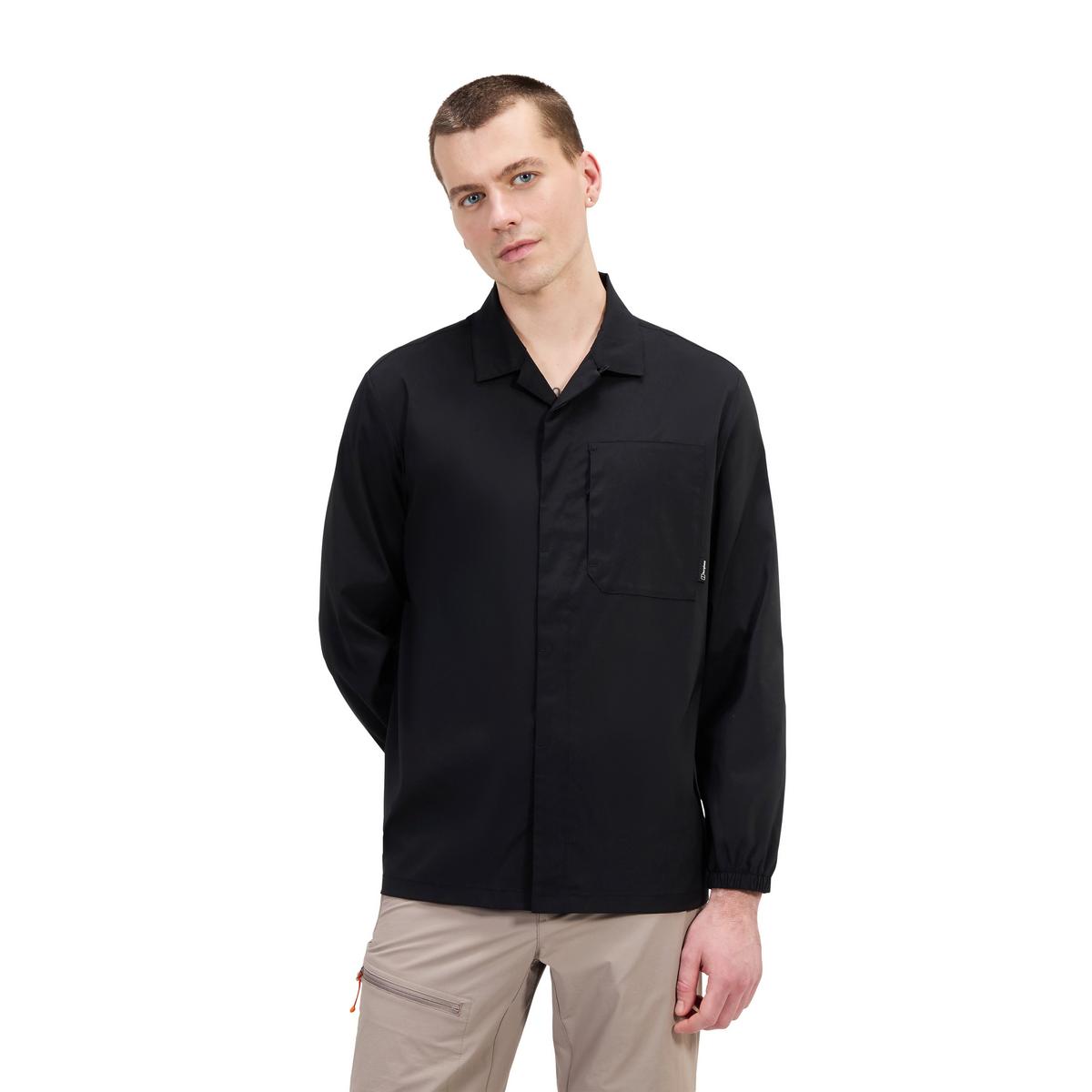 Berghaus Men's Explorer Long-Sleeve Overshirt - Black