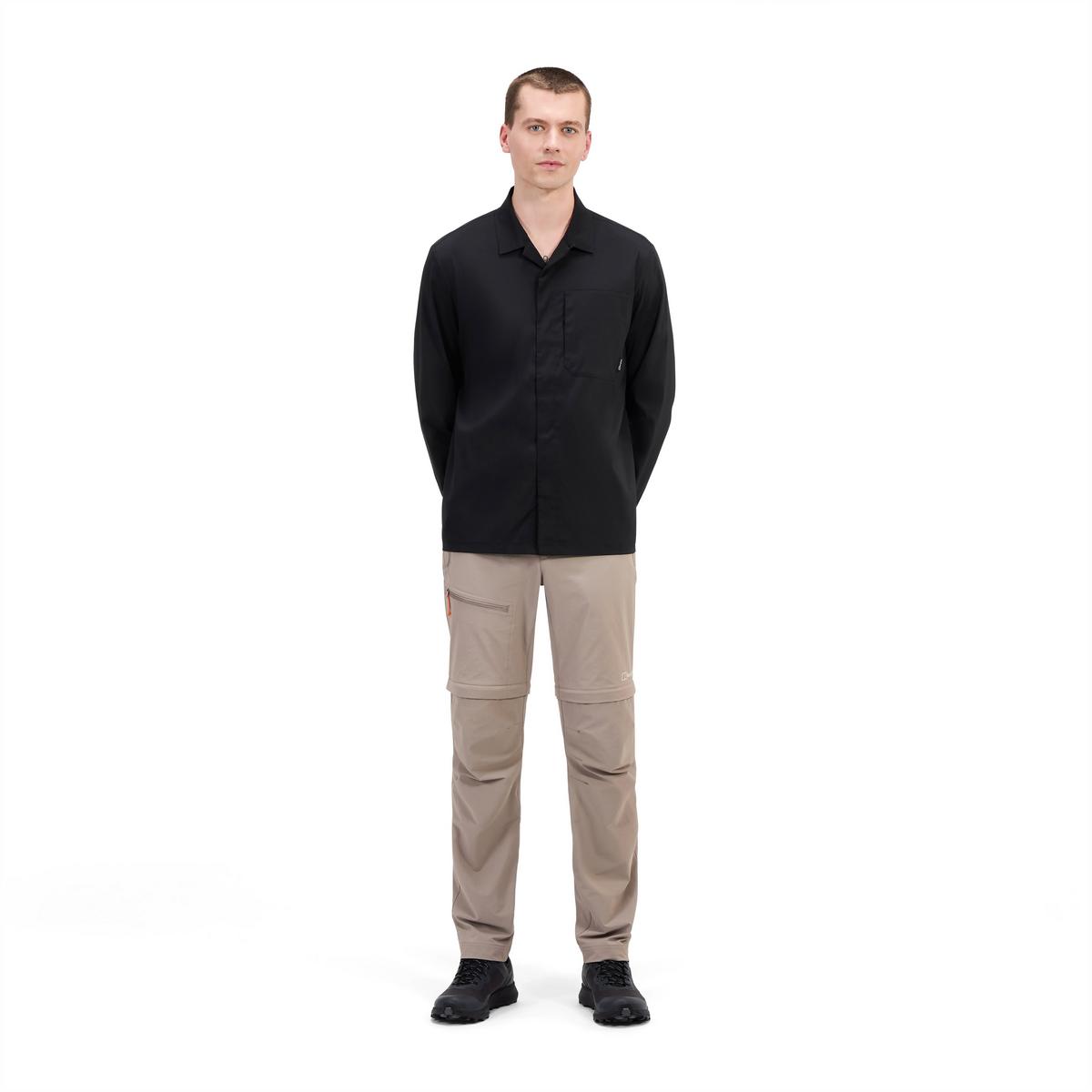 Berghaus Men's Explorer Long-Sleeve Overshirt - Black