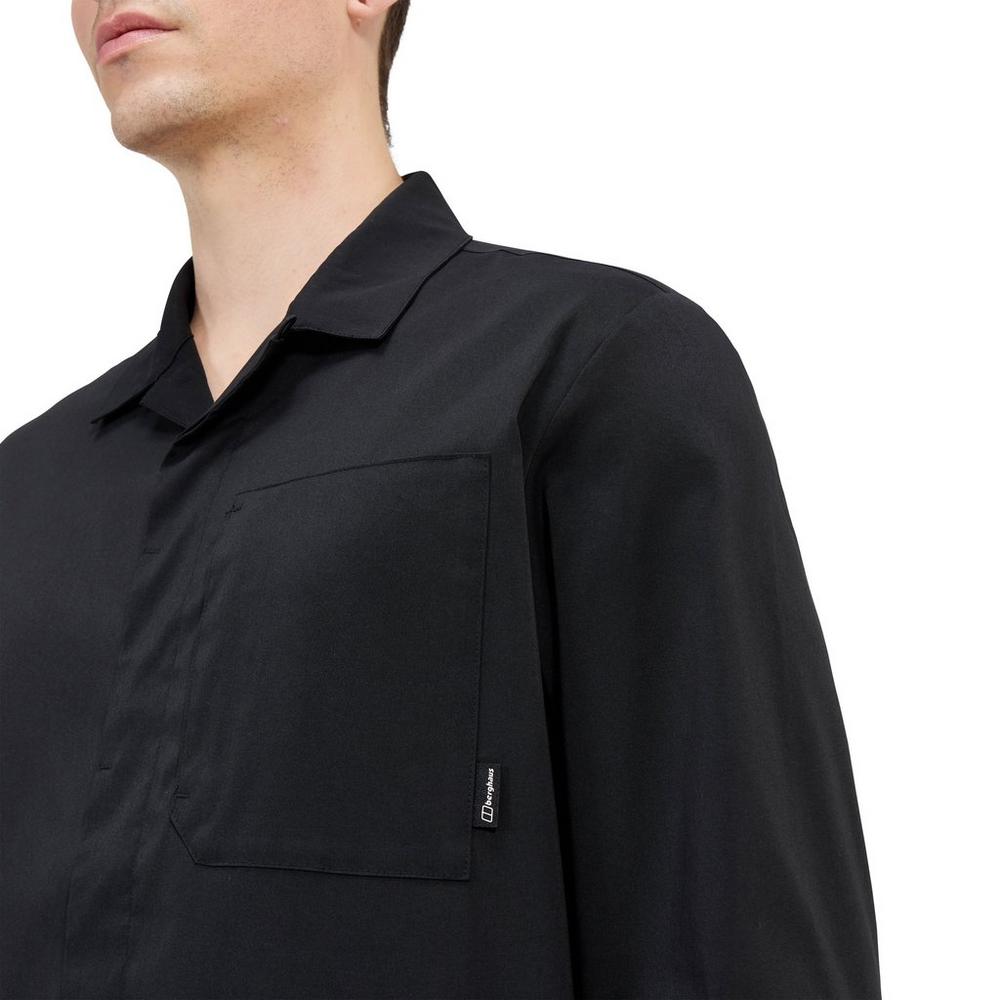 Berghaus Men's Explorer Long-Sleeve Overshirt - Black