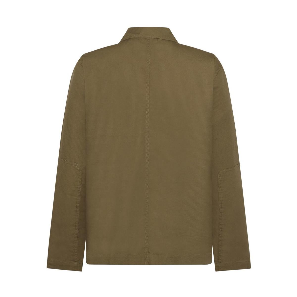 Knowledge Cotton Men's Ripstop Overshirt - Green