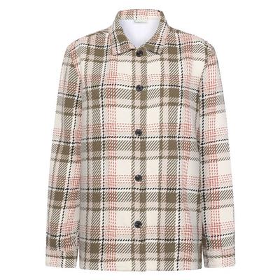 Knowledge Cotton Women's Heavy Twill Overshirt - Cream