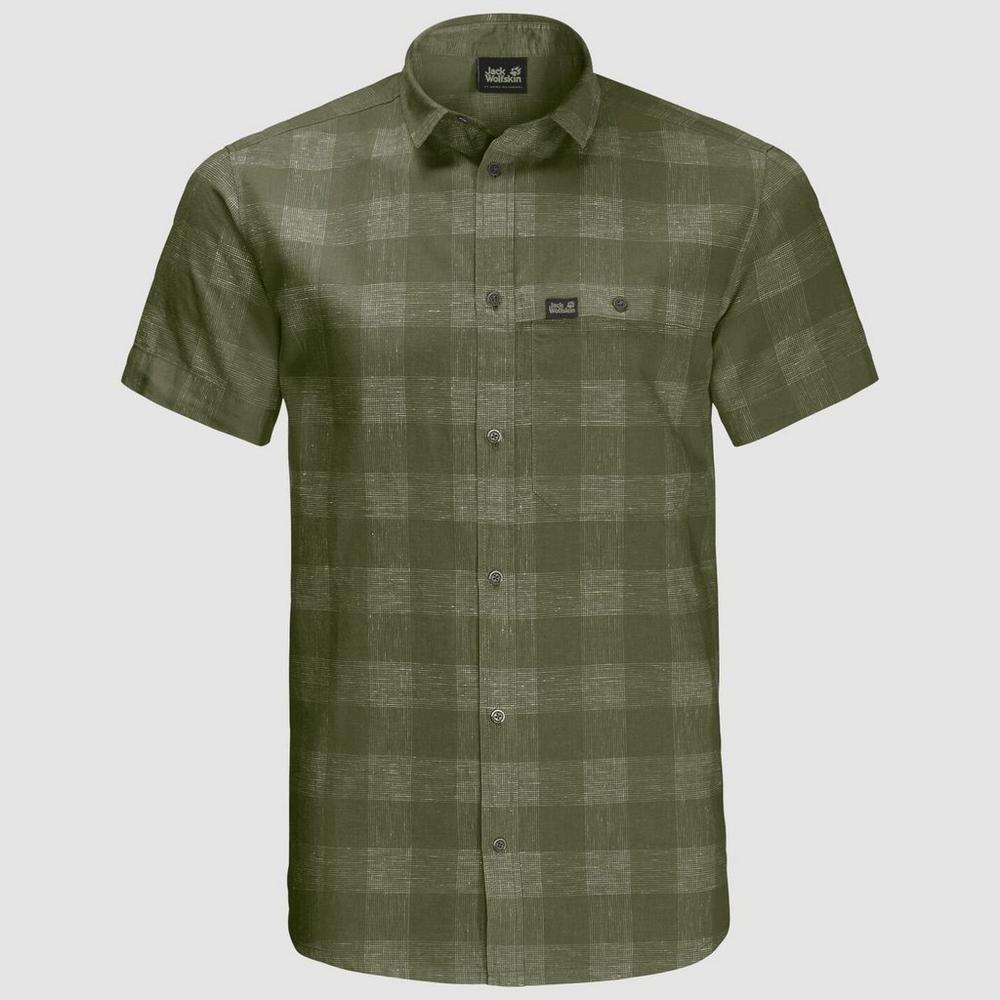 Jack Wolfskin Men's Highlands Shirt - Greenwood Check