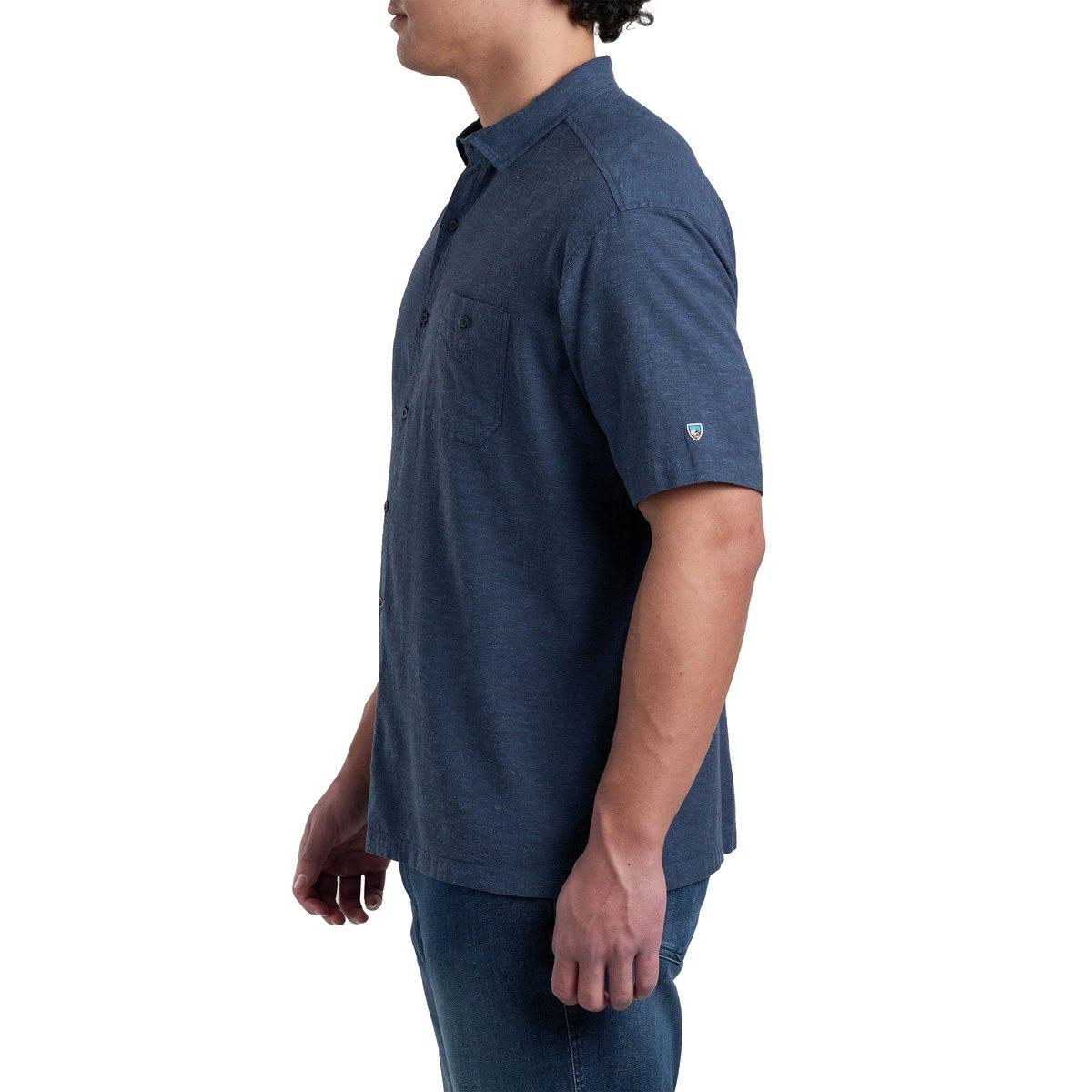 Kuhl Men's Getaway Short-Sleeve Shirt - Blue