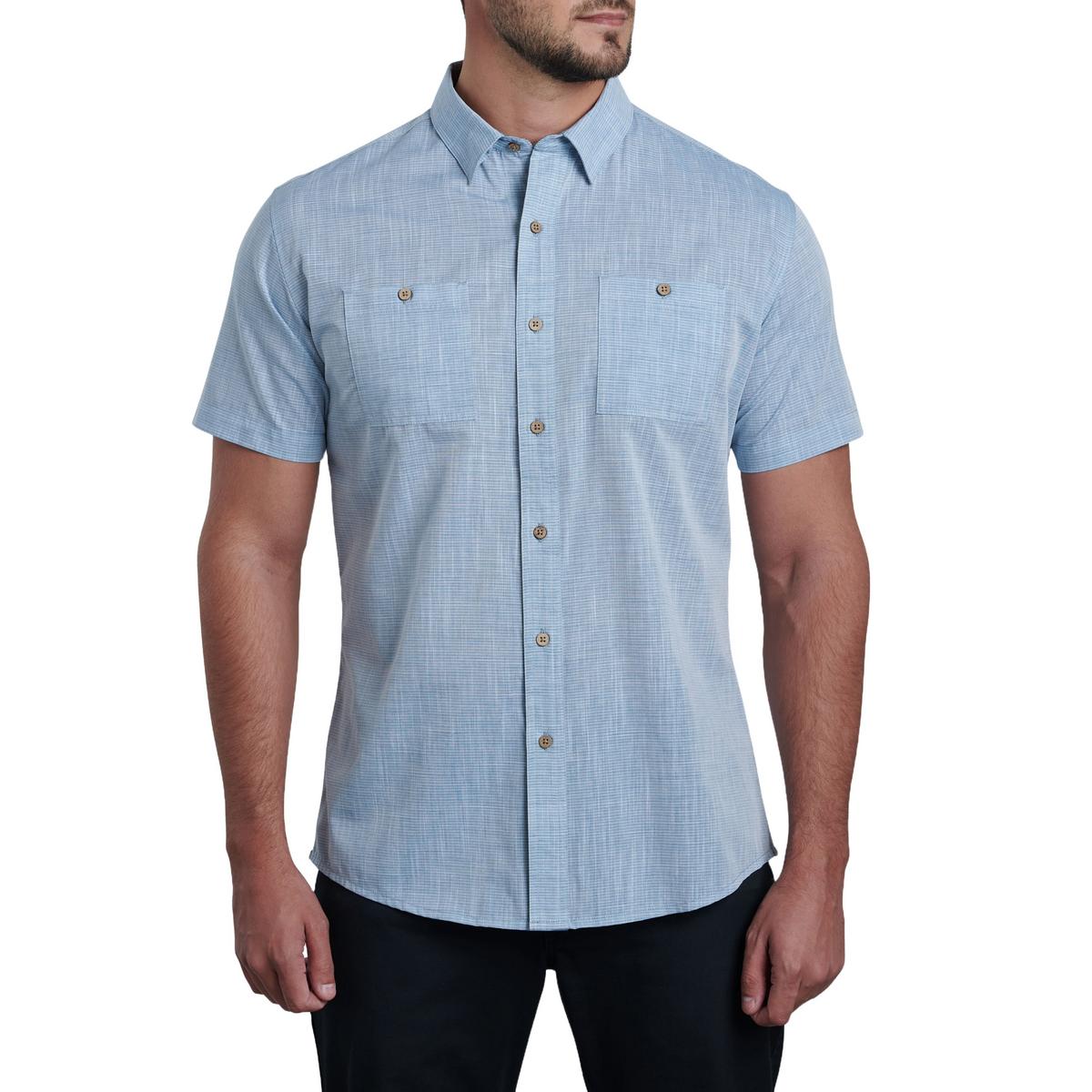 Kuhl Men's Karib Short-Sleeve Shirt - Blue