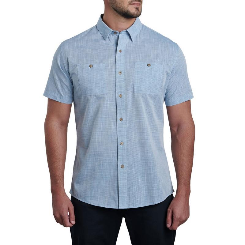 Men's Karib Short-Sleeve Shirt - Blue
