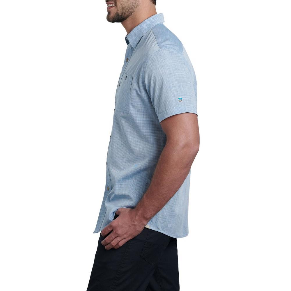 Kuhl Men's Karib Short-Sleeve Shirt - Blue