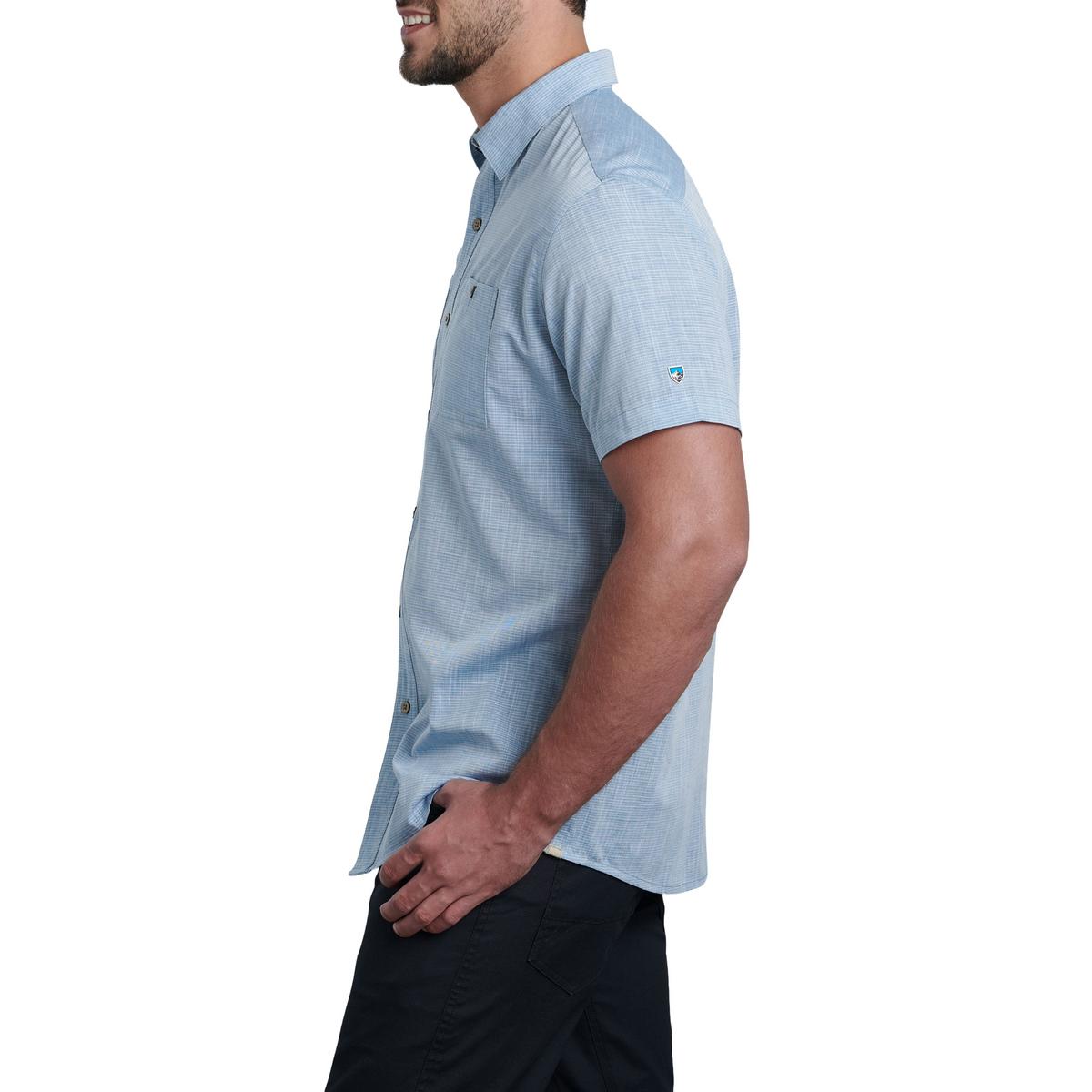 Kuhl Men's Karib Short-Sleeve Shirt - Blue
