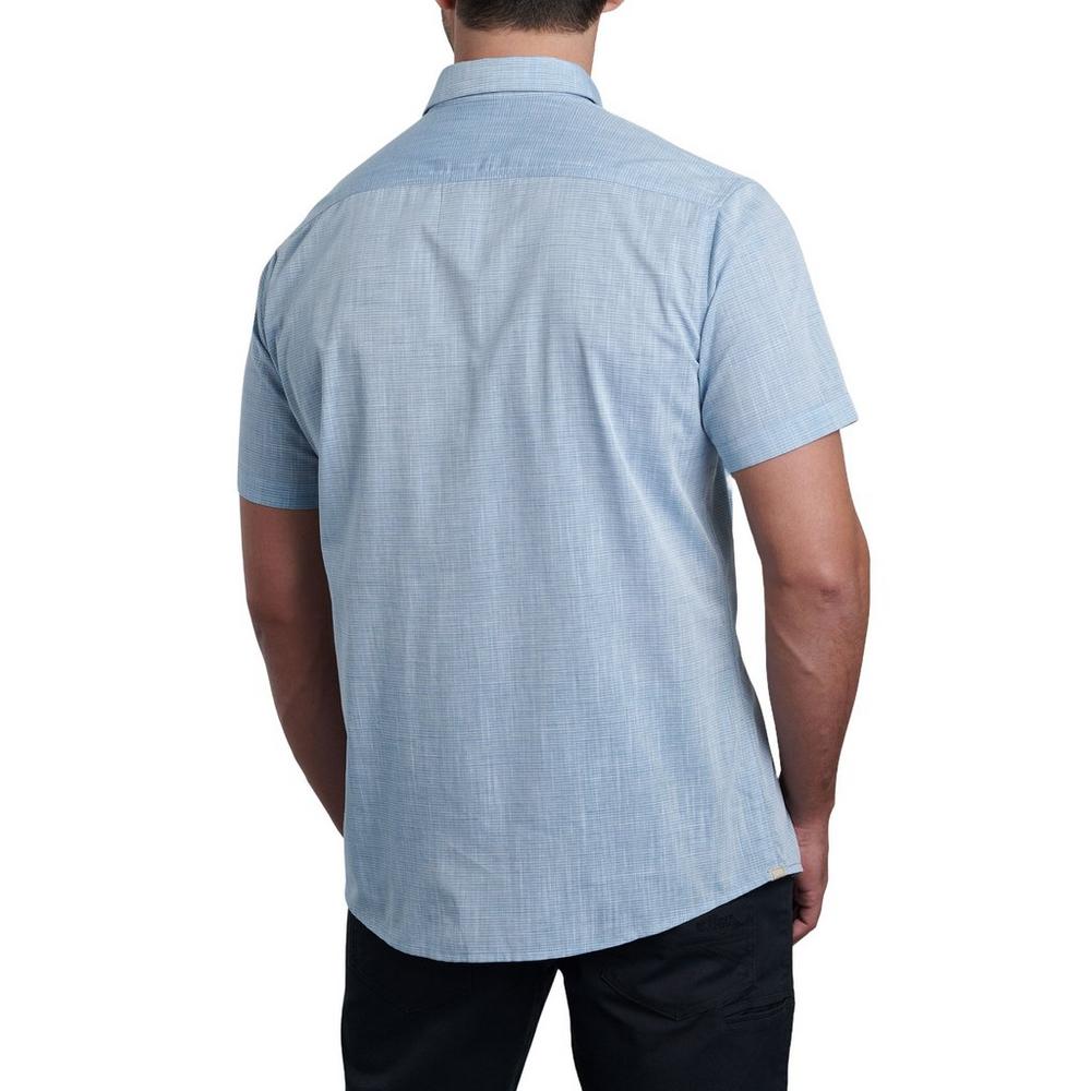 Kuhl Men's Karib Short-Sleeve Shirt - Blue