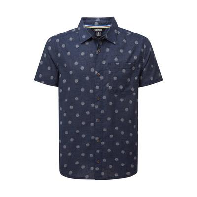Sherpa Adventure Men's Newar Peacock Short-Sleeve Shirt - Navy