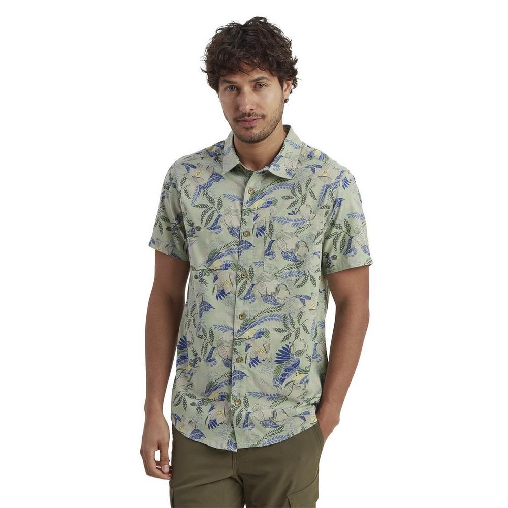 Sherpa Adventure Men's Phoenix Short-Sleeve Shirt - Green