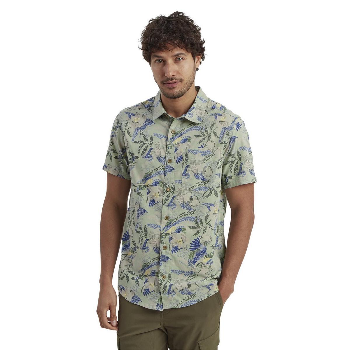 Sherpa Adventure Men's Phoenix Short-Sleeve Shirt - Green