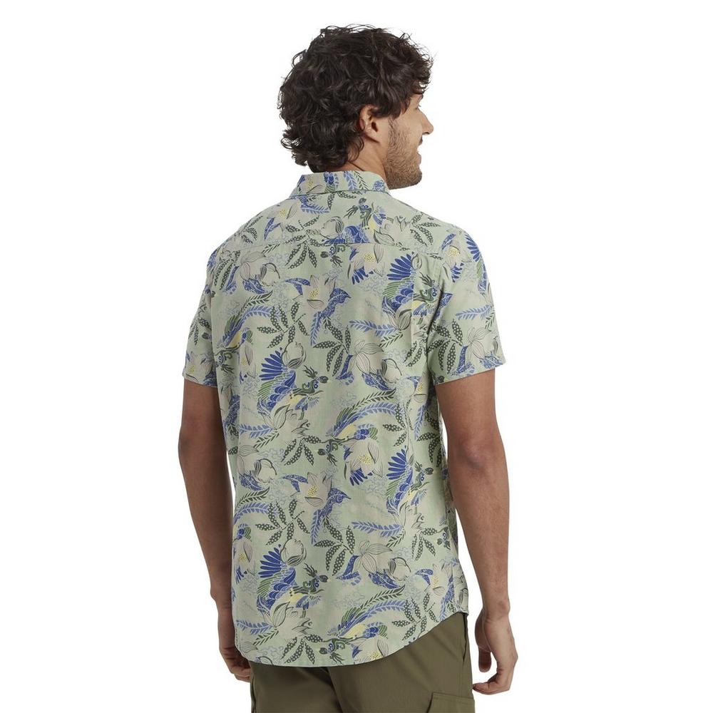 Sherpa Adventure Men's Phoenix Short-Sleeve Shirt - Green