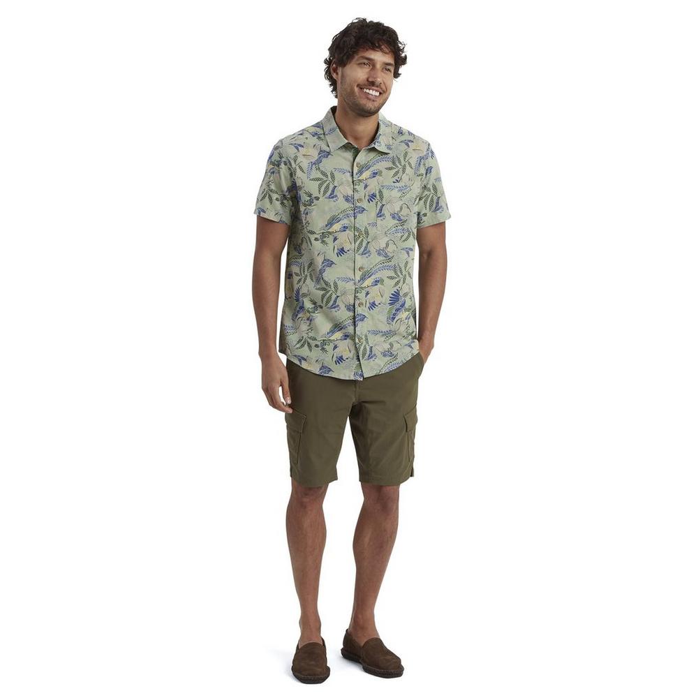 Sherpa Adventure Men's Phoenix Short-Sleeve Shirt - Green