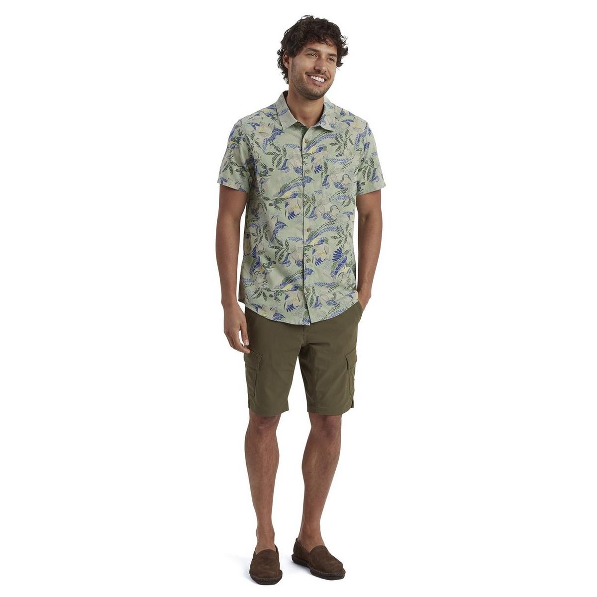 Sherpa Adventure Men's Phoenix Short-Sleeve Shirt - Green