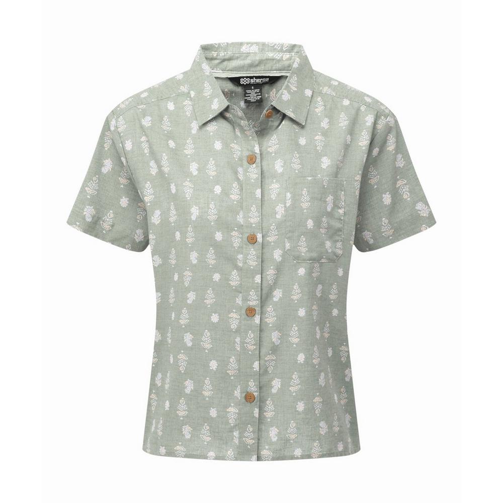 Sherpa Adventure Women's Jaya Camp Shirt - Green