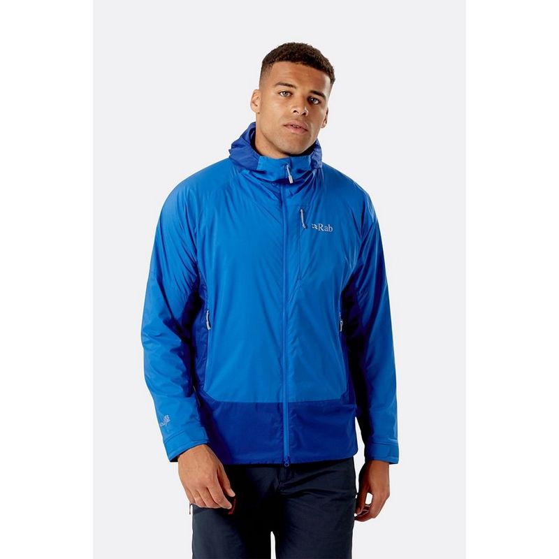 Rab celestial blue jacket sales