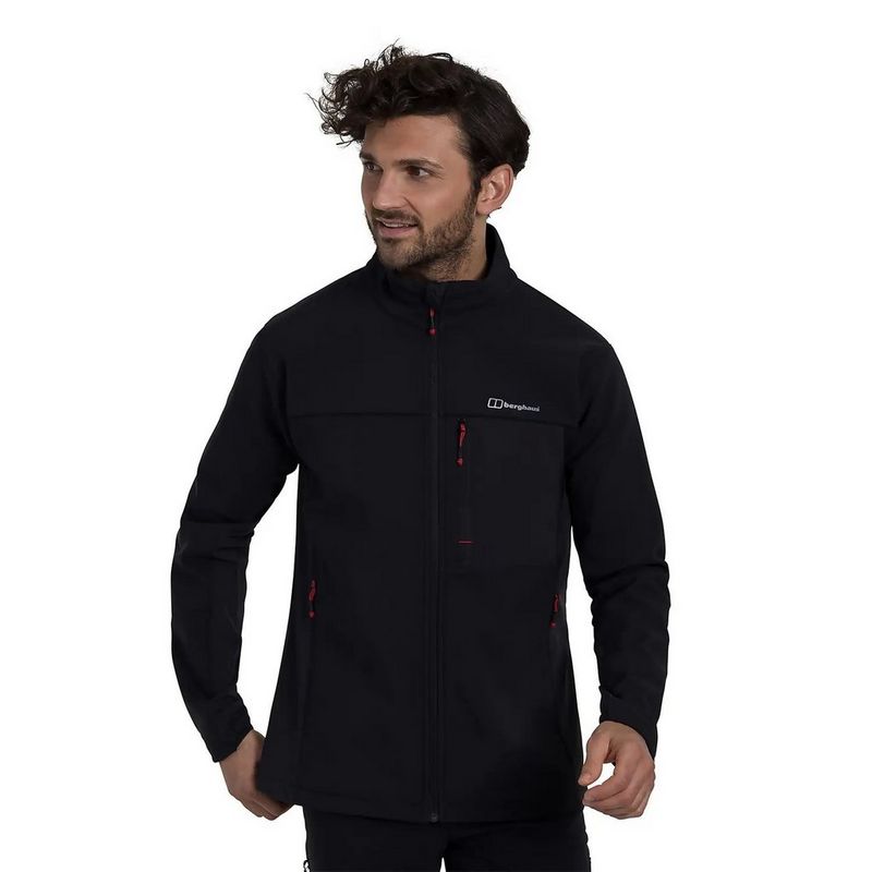 Berghaus Men s Ghlas Softshell Jacket Black Men s Jackets Tiso UK