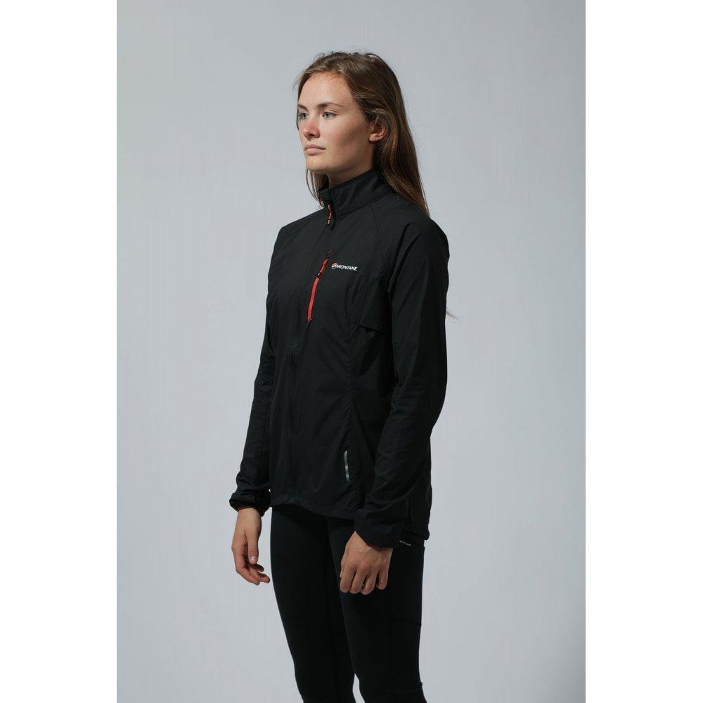 Women's Montane Featherlite Trail Jacket - Black | Women's Running Clothing  | George Fisher UK