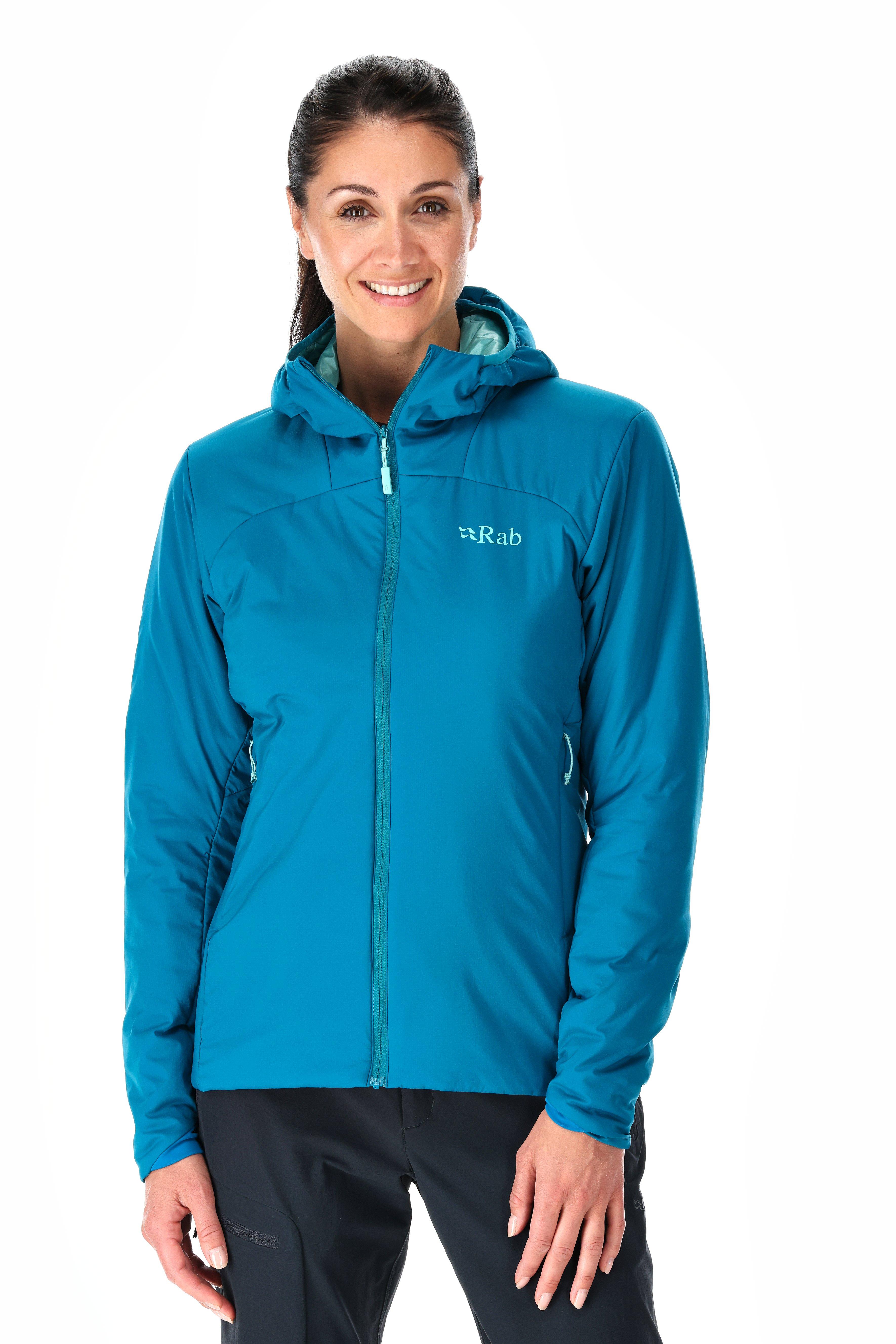Women's Rab Xenair Alpine Light Hoody | Softshell Insulated Jackets ...
