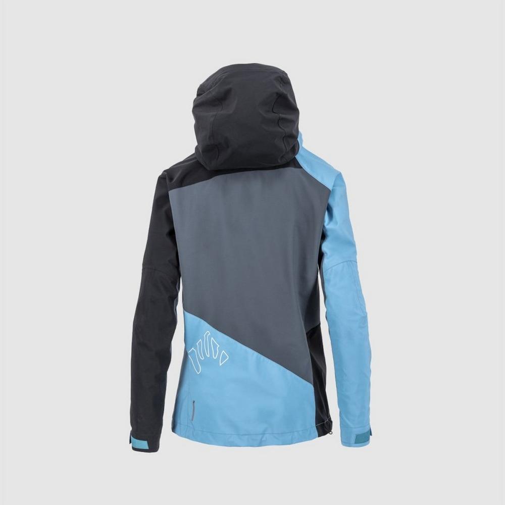 Karpos Women's Marmolada Jacket - Dark Slate/Blue Atoll/Black