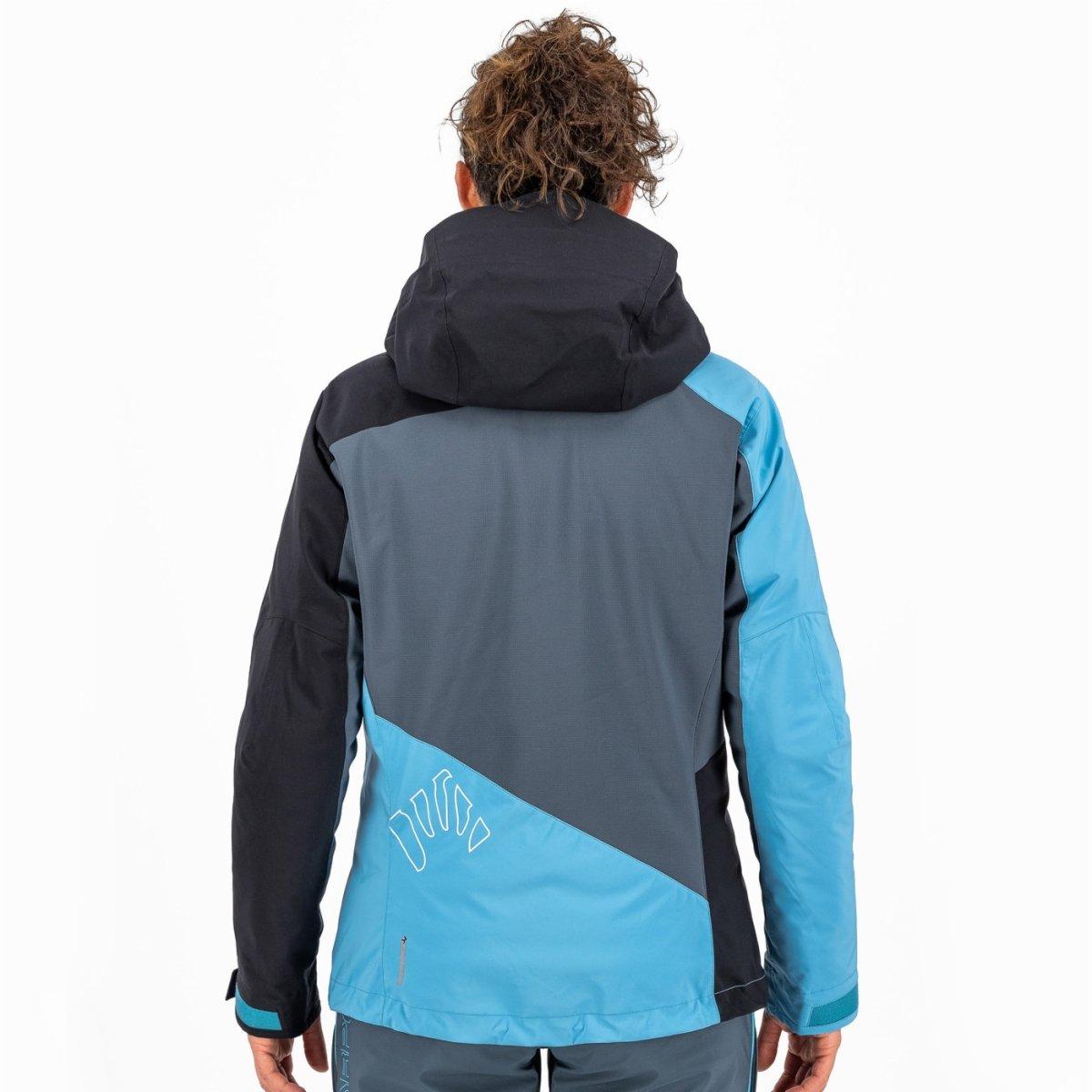 Karpos Women's Marmolada Jacket - Dark Slate/Blue Atoll/Black