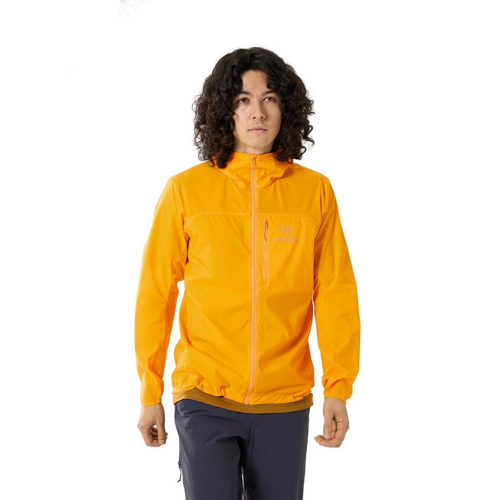 アークテリクス SQUAMISH HOODY men Ｌサイズ オレンジ Arc'teryx Squamish Hoody - Windproof jacket Men's | Free EU